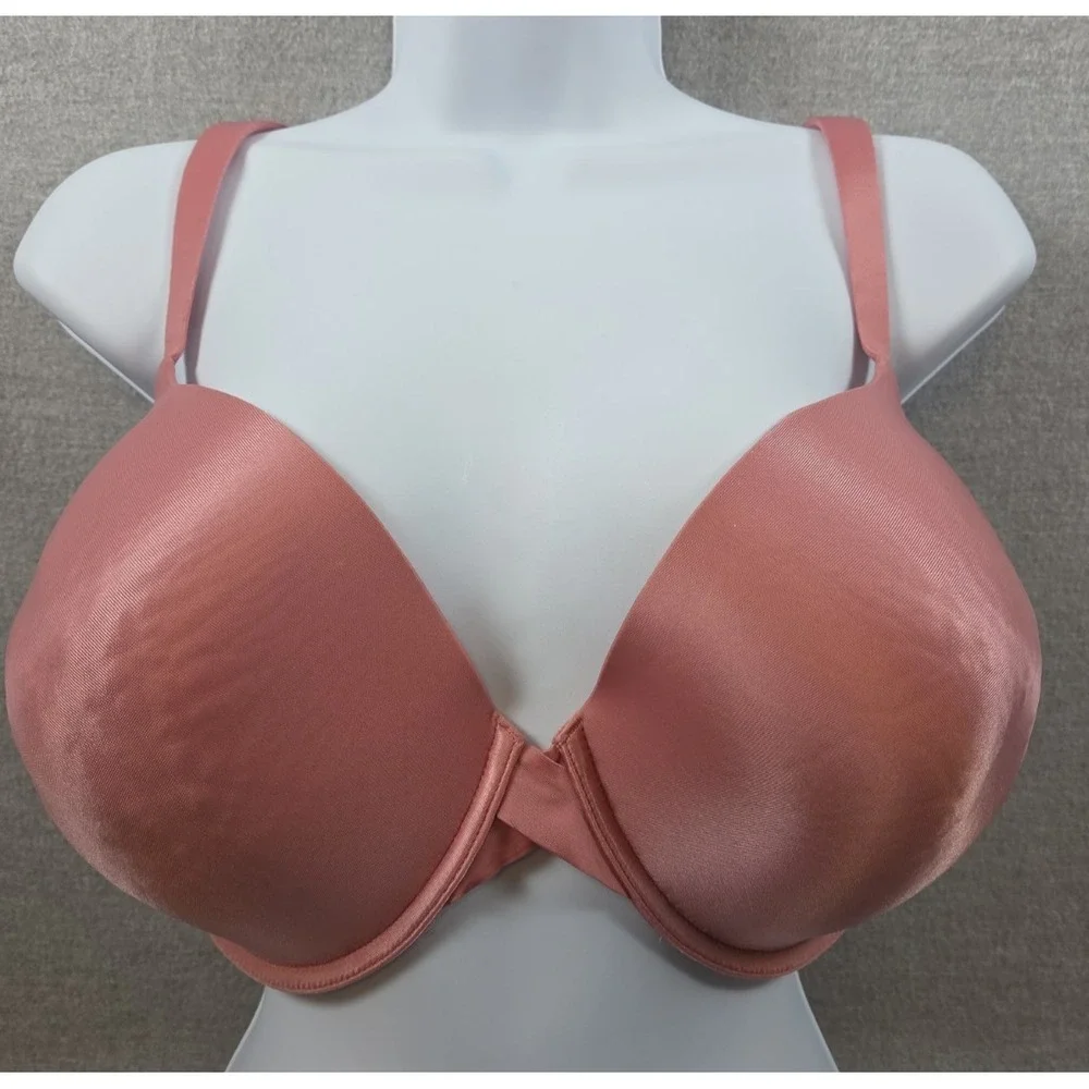 Victorias Secret 40DD Full Coverage Bra Underwire Lined Tagless Dusty‎ Rose NEW